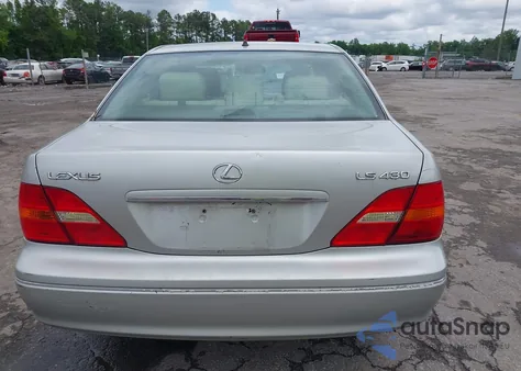 2002 Lexus Ls 430 из США, поврежденный, VIN JTHBN30F020056473